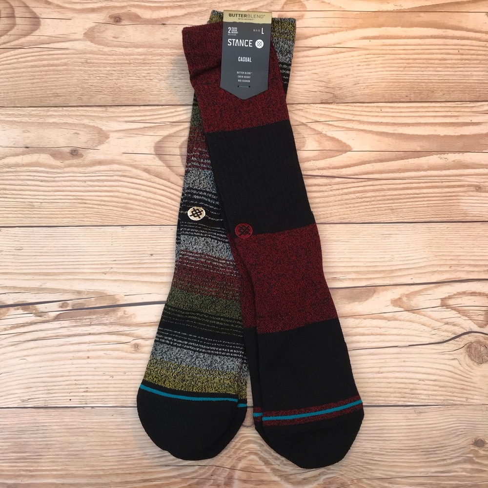 2 Pack Stance Butter Blend w/ Infiknit Crew Socks